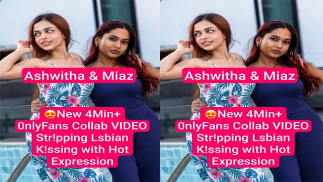 Hot Ashwitha Miaz – OnlyFans Lesbian Strip Fuck