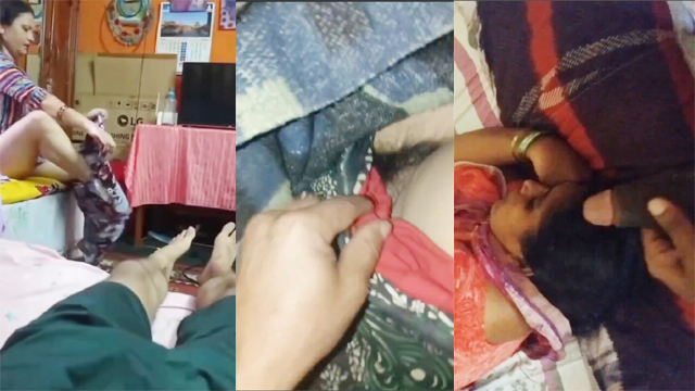 Hot Aunty Changing – Front Of Her Son Masturbating