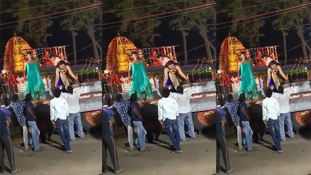 Desi Horny Naked Girl Road Dance Viral MMS